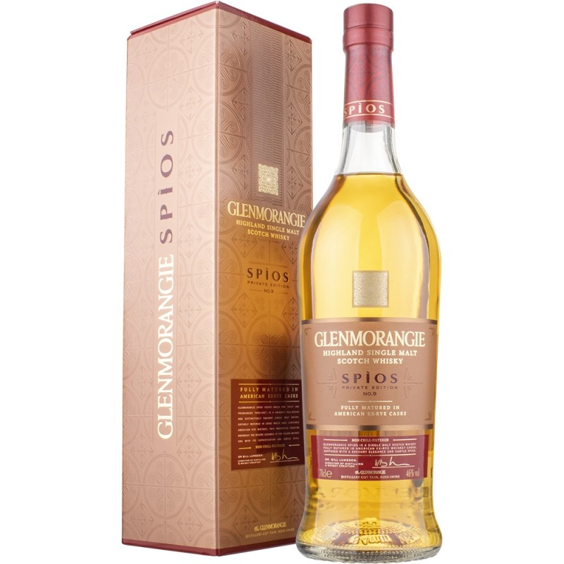 Glenmorangie Highland Single Malt Scotch Whisky Spios Private