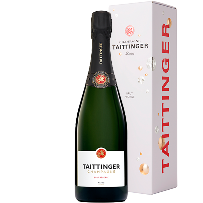 Taittinger BRUT Reserve, Champagne GIFTBOX | Uhrskov Vine